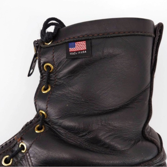 Danner Gore-Tex Rain Forest Hunting Leather Boots Combat Vintage Mens US 10.5 EE - Picture 6 of 9